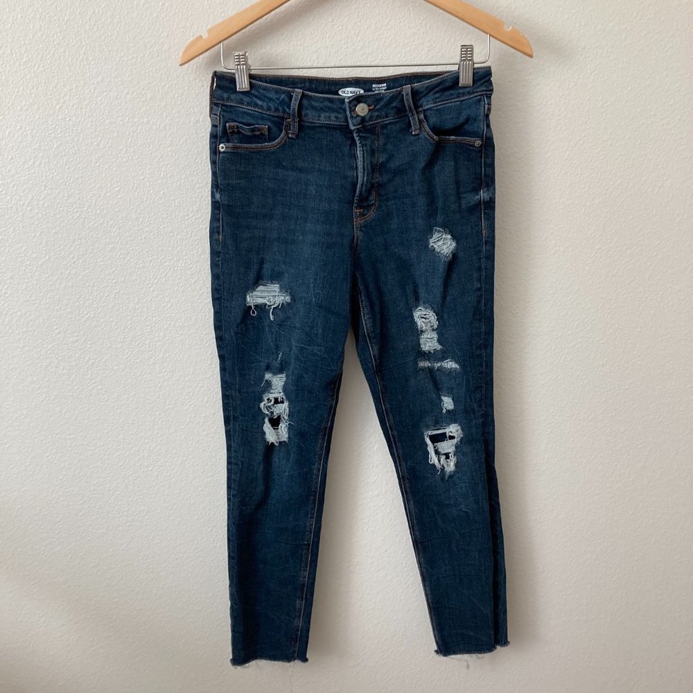 3/$20 Old Navy Rockstar High Rise Skinny Jeans 4